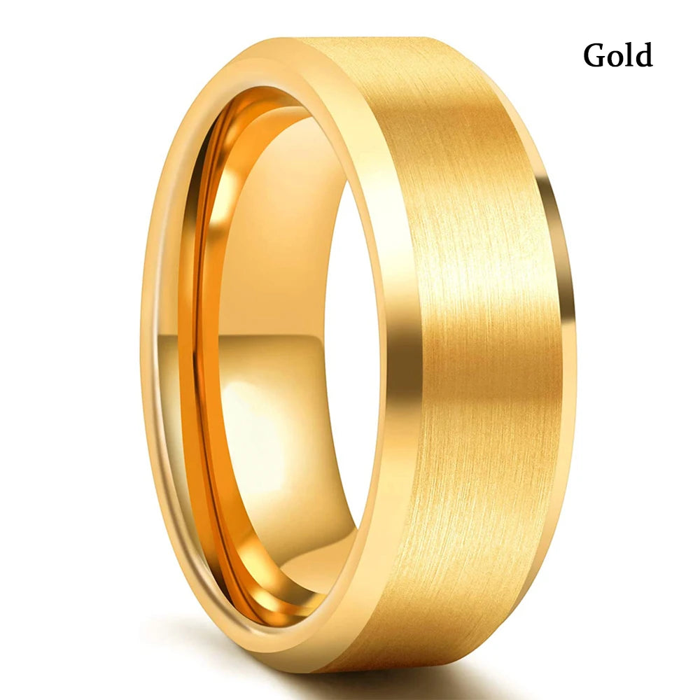 Fashion Men's Carbon Fiber Ring