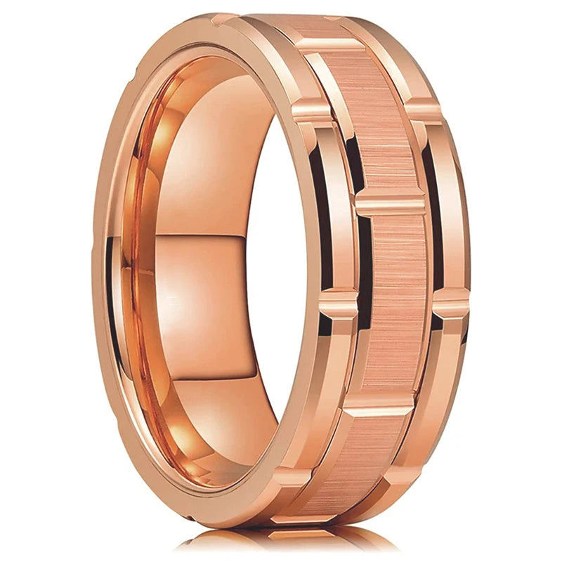 Fashion Men's Carbon Fiber Ring