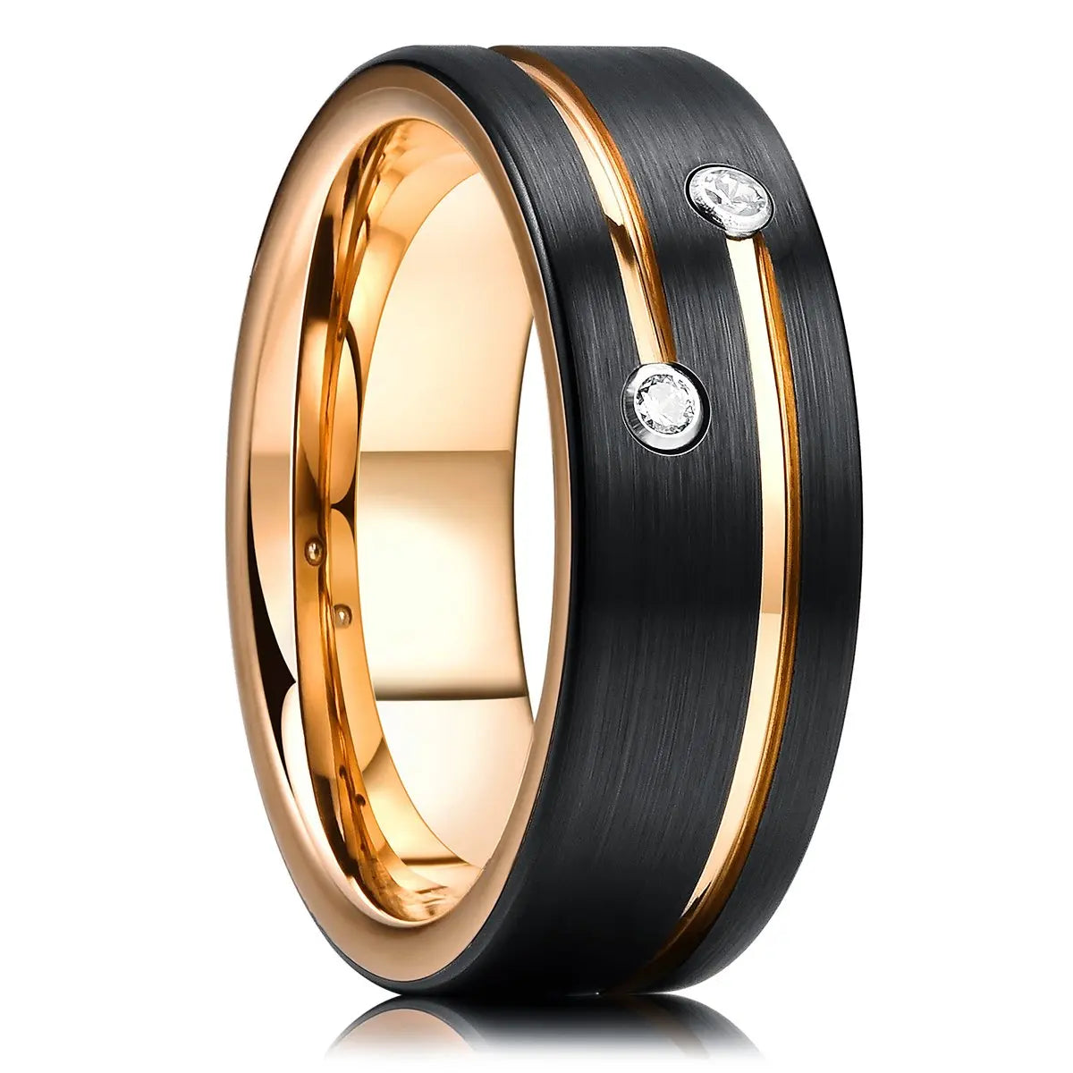 Fashion Men's Carbon Fiber Ring