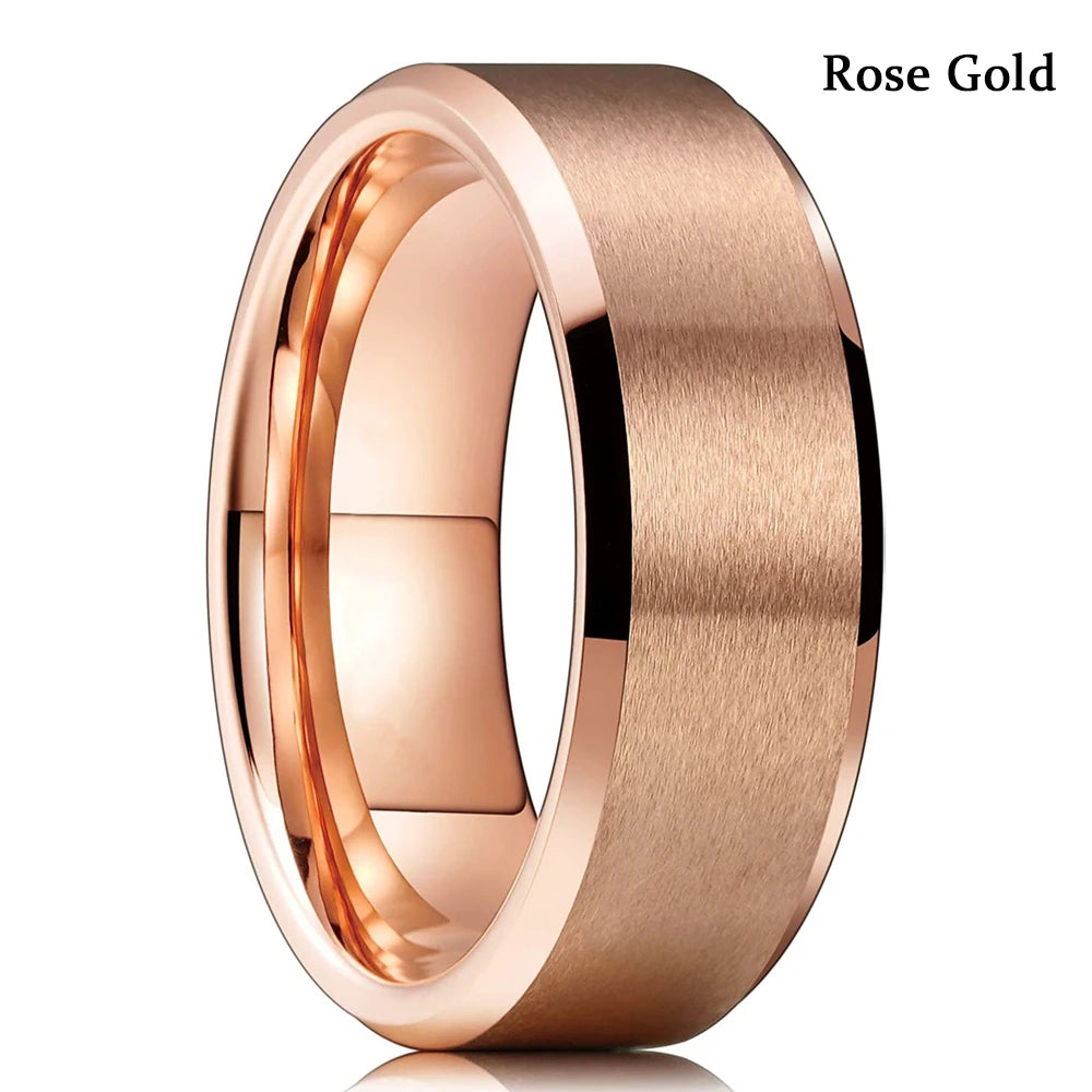 Fashion Men's Carbon Fiber Ring