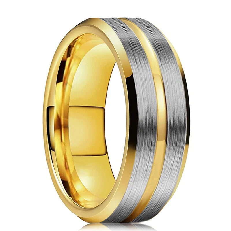 Fashion Men's Carbon Fiber Ring