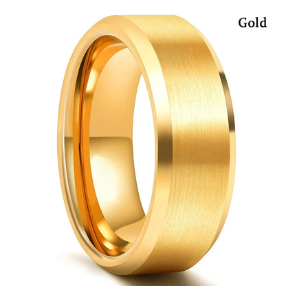 Fashion Men's Carbon Fiber Ring