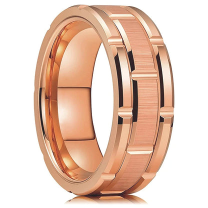 Fashion Men's Carbon Fiber Ring