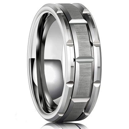 Fashion Men's Carbon Fiber Ring