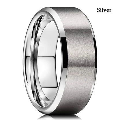 Fashion Men's Carbon Fiber Ring